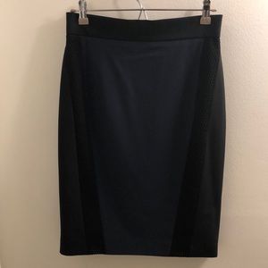 Antonio Melani navy and black pencil skirt